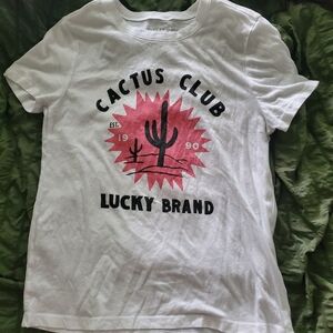 SOLD🌵CACTUS CLUB LUCKY BRAND TEE, SMALL🌵